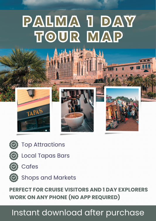 Palma 1 Day Tour Map